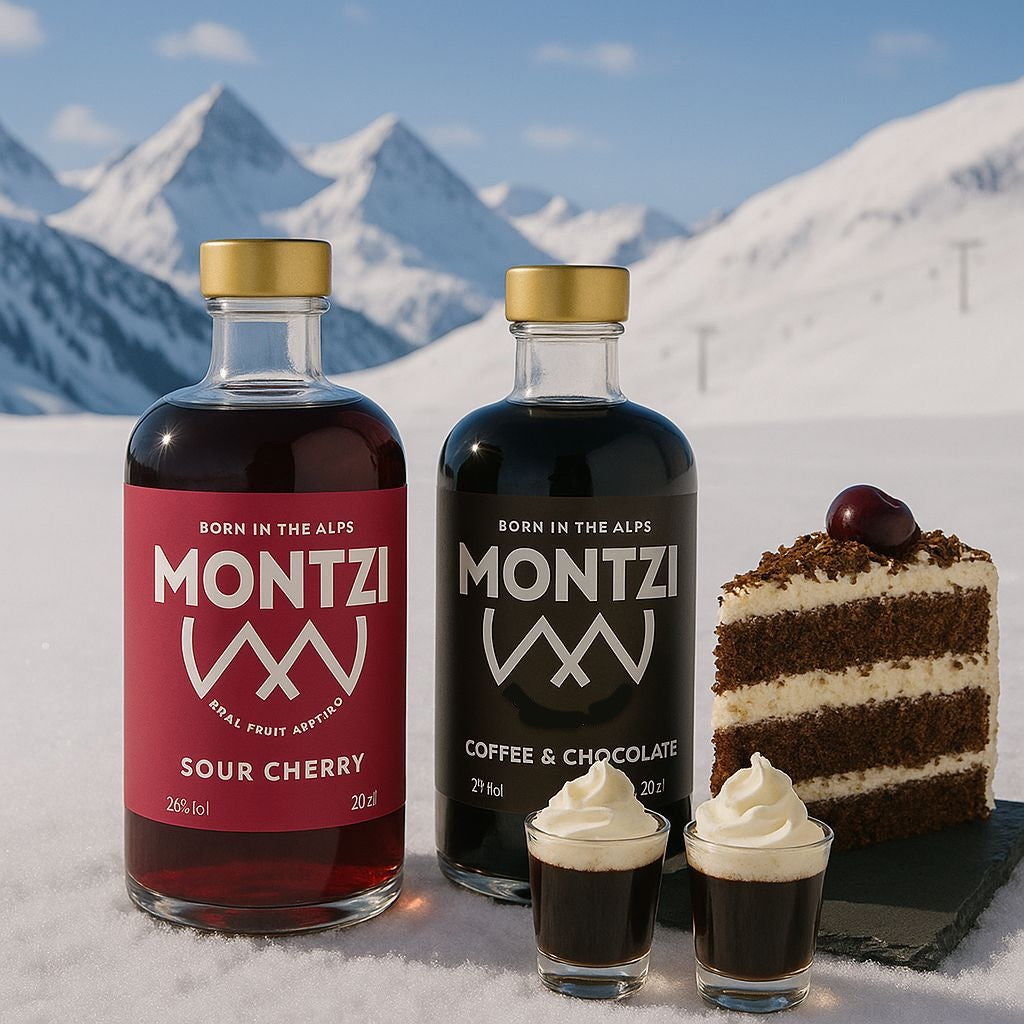 MONTZI Black Forest Gateau Shots | BORN IN THE ALPS