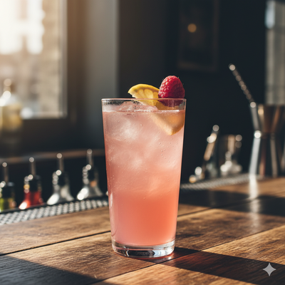 MONTZI Raspberry Sunset Collins